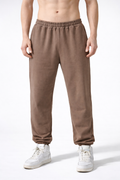 Kahverengi Basic Oversize Sweatpants