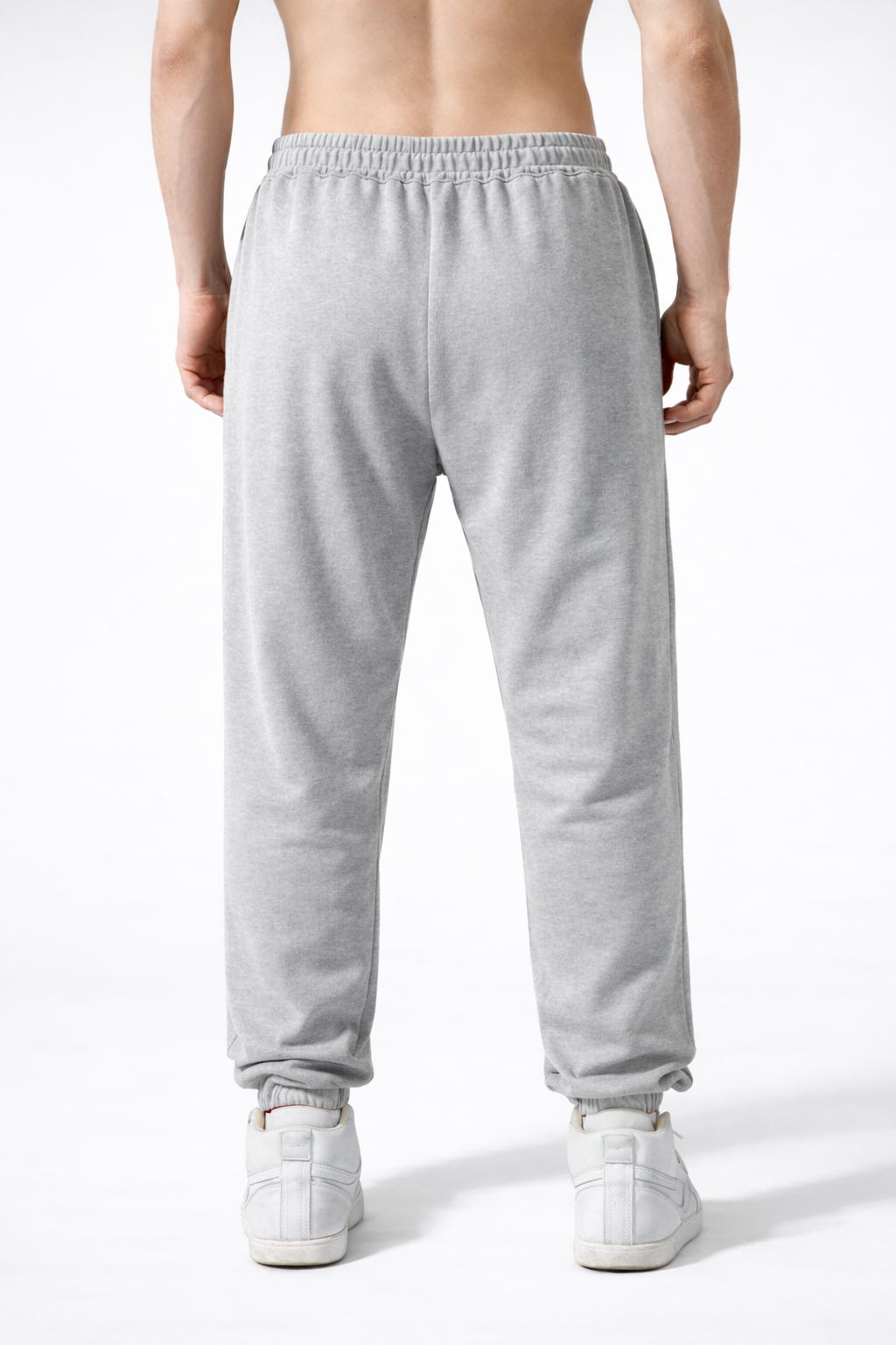Gri Basic Oversize Sweatpants