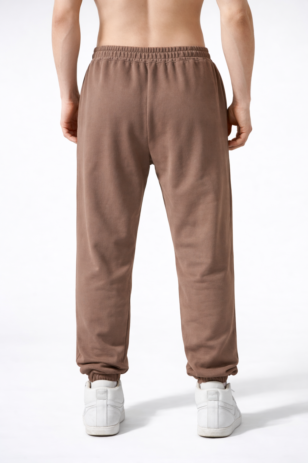 Kahverengi Basic Oversize Sweatpants