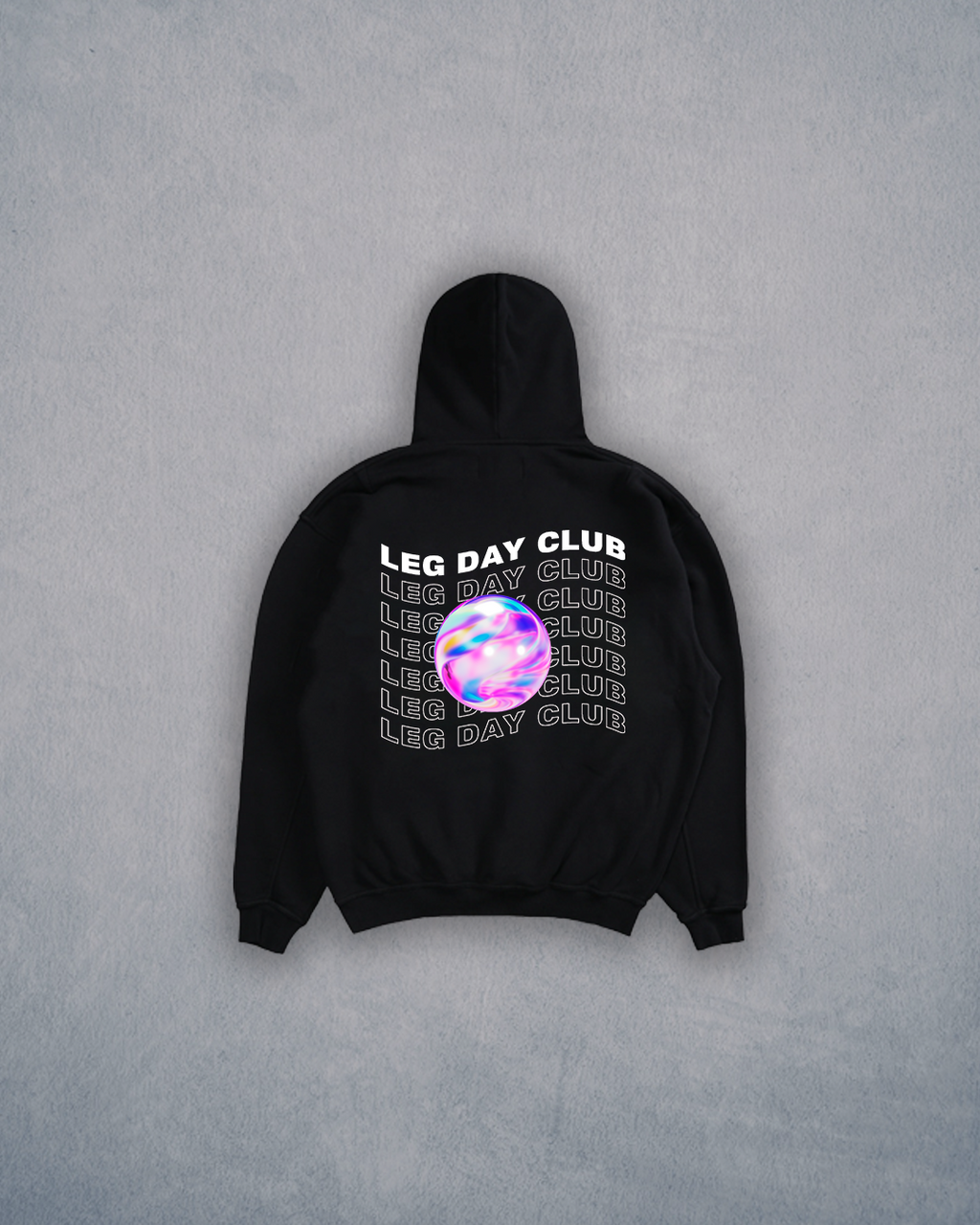 LEG DAY CLUB Oversize Hoodie