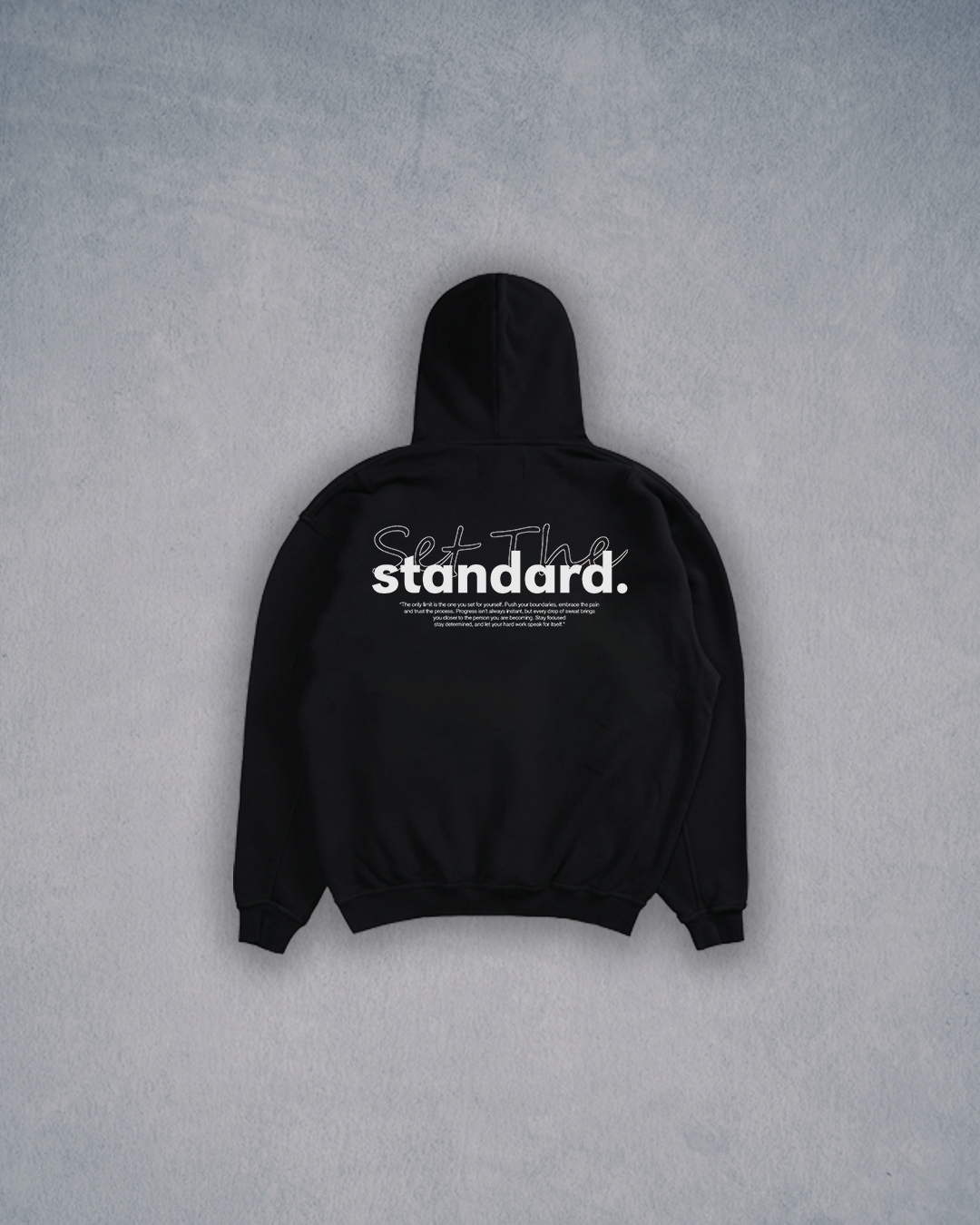 SET THE STANDARD Oversize Hoodie